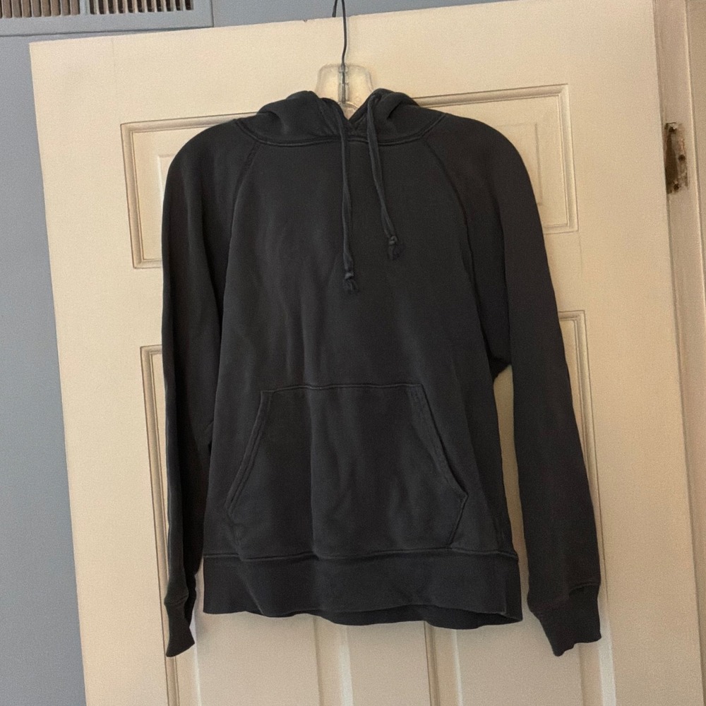 Reformation Jeans Organic Cotton Hoodie Gray Small Loungewear Cozy Basic